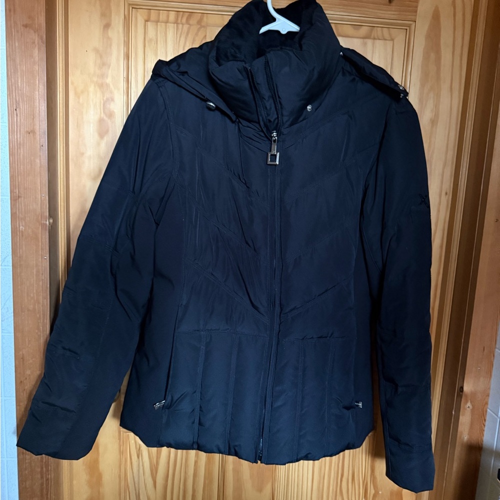 ZeroXposur Black Outerwear jacket with detachable hood